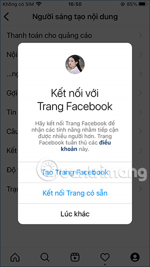 Tài khoản Fanpage