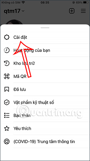 Cài đặt Instagram