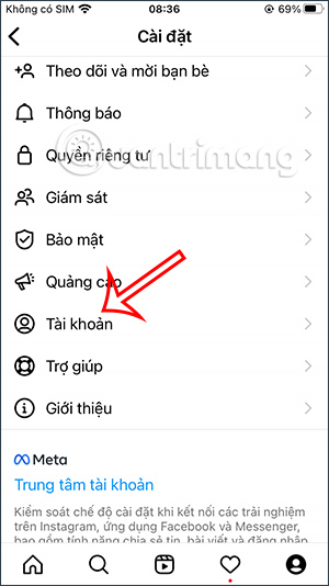 Tài khoản Instagram