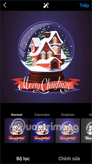 Chỉnh ảnh đăng Instagram