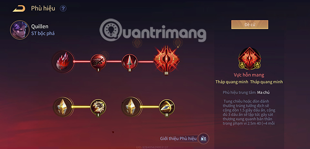 Phù hiệu cho Quillen trong mùa 24