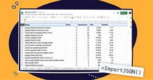 Hướng dẫn nhập JSON vào Google Sheets