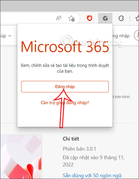 Đăng nhập Microsoft 365