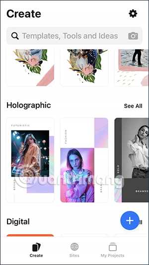 Mẫu template ảnh