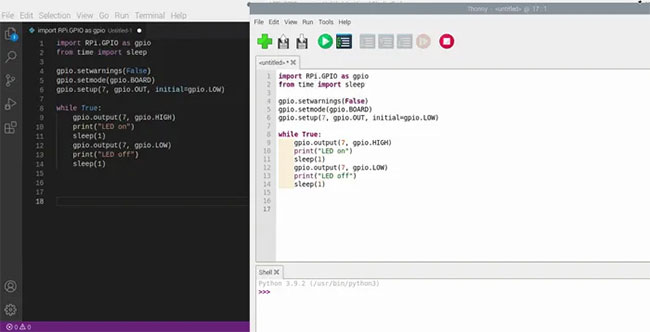 Hỗ trợ Python hoàn chỉnh