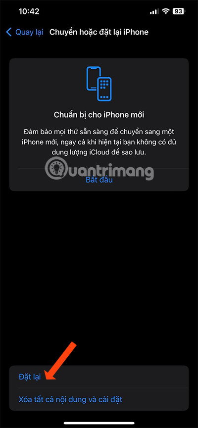 chuyển dữ liệu iphone