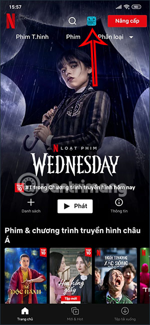 Giao diện Netflix