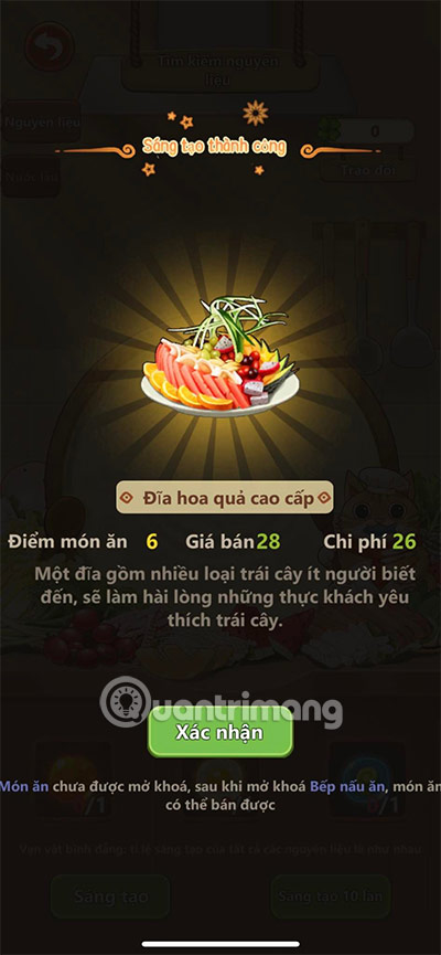 sang tao mon an moi tiem lau duong