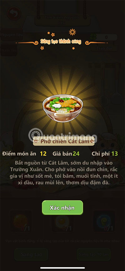 chế tạo món ăn mới tiệm lẩu đường hạnh phúc