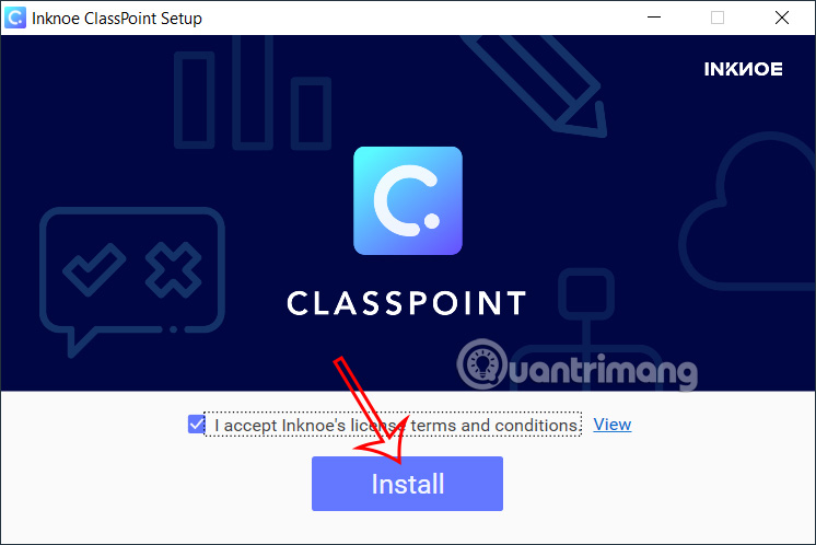 Cài đặt ClassPoint