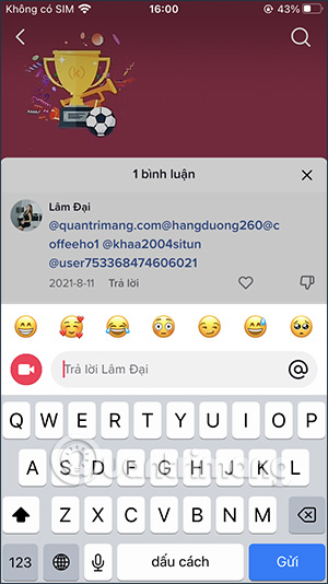 Xem gắn tag trên TikTok
