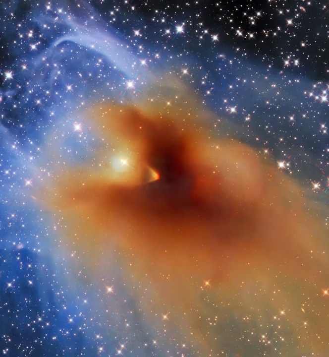 Kính viễn vọng không gian Hubble vừa chụp được bức ảnh cực hiếm về quá trình đầu của giai đoạn hình thành sao