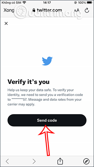 Xác minh tài khoản Twitter