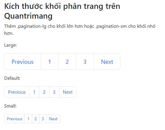 Bài 15: Pagination trong Bootstrap 5 - QuanTriMang.com