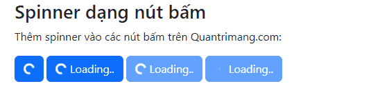 Spinner dạng nút bấm