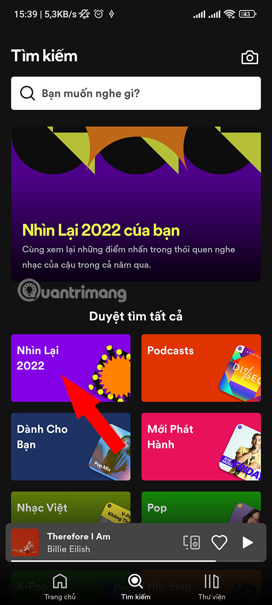 Nhìn lại năm 2022 trên Spotify