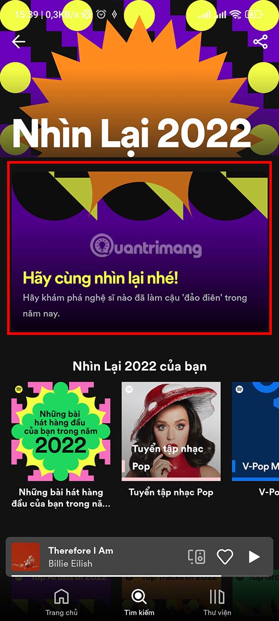 Nhìn lại năm 2022 trên Spotify