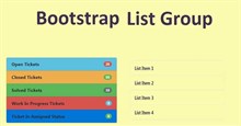 Bài 16: List Groups trong Bootstrap 5