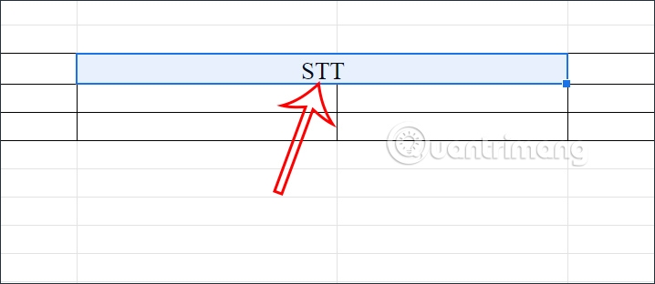 Gộp ô Google Sheets