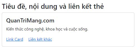 Liên kết trong thẻ ở Bootstrap 5