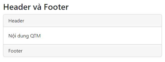 Tiêu đề và phần cuối của thẻ