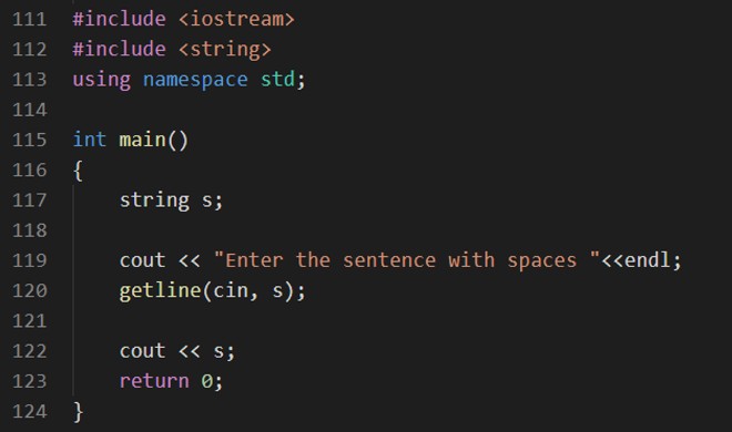 Làm thế nào để nhập một chuỗi có dấu cách trong C++?