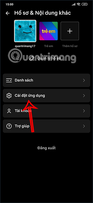 Cài đặt ứng dụng Netflix
