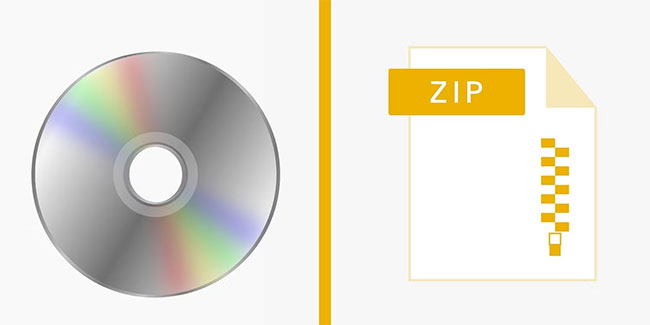 Biểu tượng ISO và ZIP