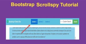 Bài 27: Scrollspy trong Bootstrap 5