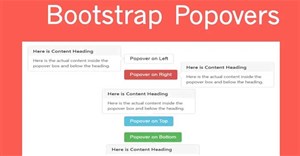 Bài 25: Popover trong Bootstrap 5