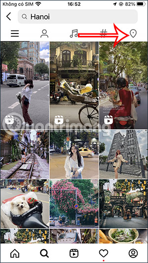 Chọn biểu tượng vị trí