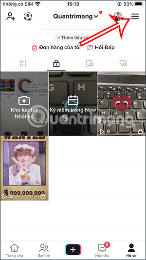 Tùy chỉnh TikTok