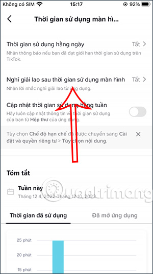 Nghỉ giải lao dùng TikTok