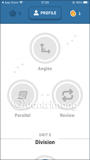 Kỹ năng học trên Duolingo Math