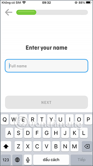 Điền tên người học Duolingo Math