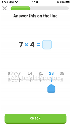 Bài học Duolingo Math