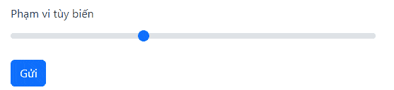 Range trong Bootstrap 5