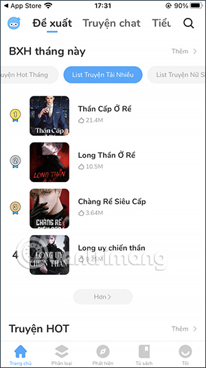 Mục lục tìm truyện trên NovelToon