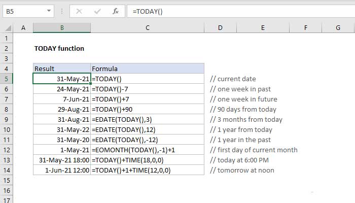 How To Calculate Future Date From Current Date In Excel