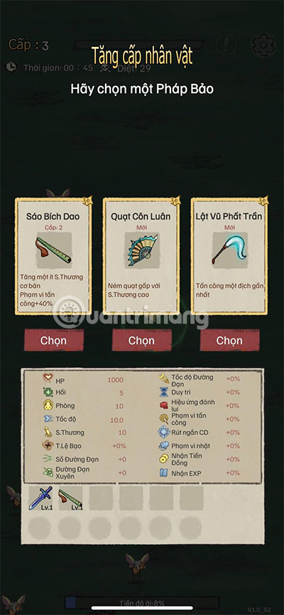nhập code nine trials
