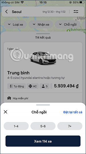 Xe thuê trên Skyscanner