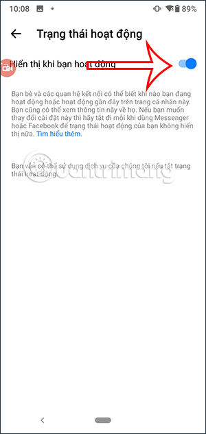 Ẩn nick Messenger