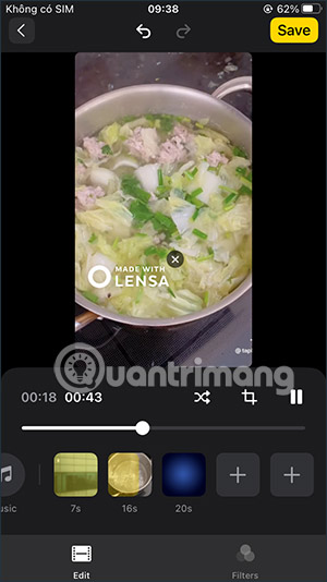Thêm video vào Lensa AI