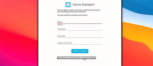 Khôi phục Home Assistant server trên SSD bằng bản sao lưu