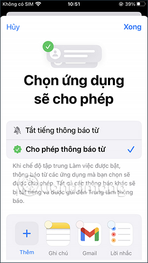 Tắt thông báo từ ứng dụng trên iPhone