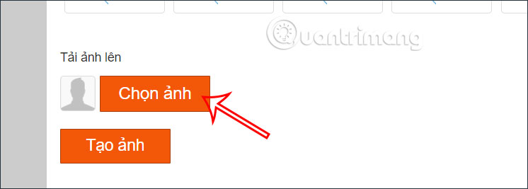 Tải ảnh tạo avatar