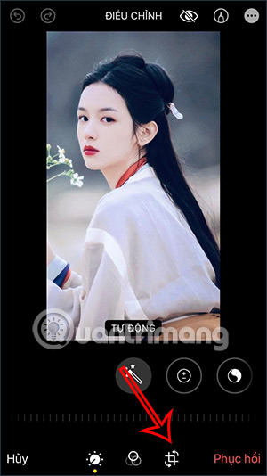 Cắt hình ảnh trên iPhone