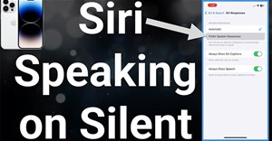 Cách tắt âm trả lời Siri trên iPhone