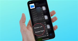 Cách xoay nhiều ảnh và video trong Tệp trên iPhone