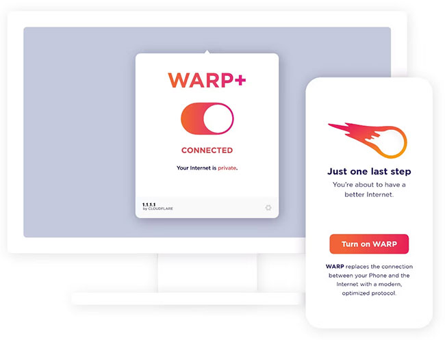 Logo Cloudflare WARP+ 